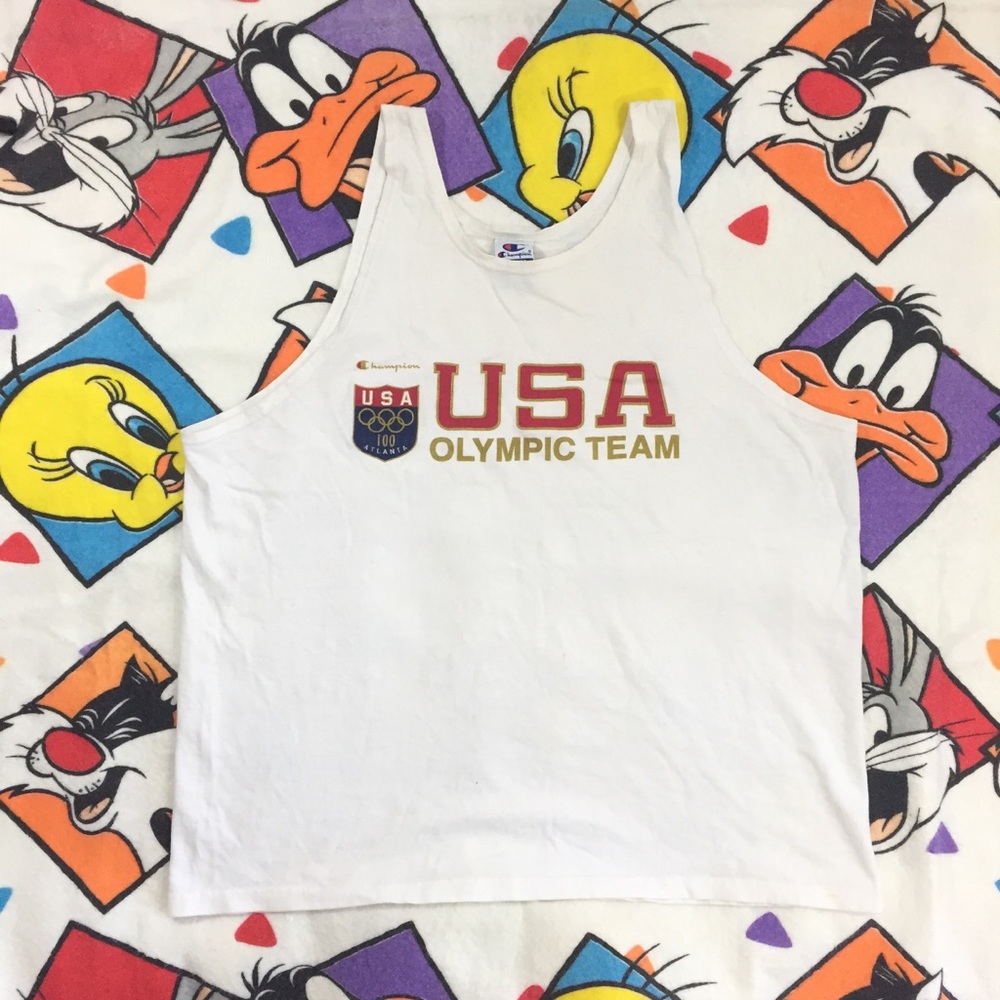 Vintage Champion 1996 Atlanta USA Olympic tank